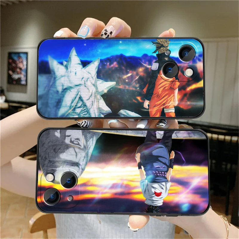 

NARUTO Sasuke Phone Cases For iPhone 13 12Pro MAX 6 6S 7 8 Plus XS 12 13 Mini X XR SE 2020 New Silicone Back Cover Fanda