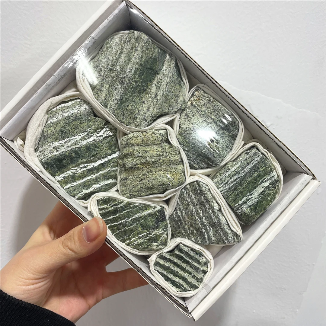 

Оригинальная зеленая Серебряная линия, оригинальная коробка для коллекции минералов, подарочные наборы, винтажные подвески, домашний деко...