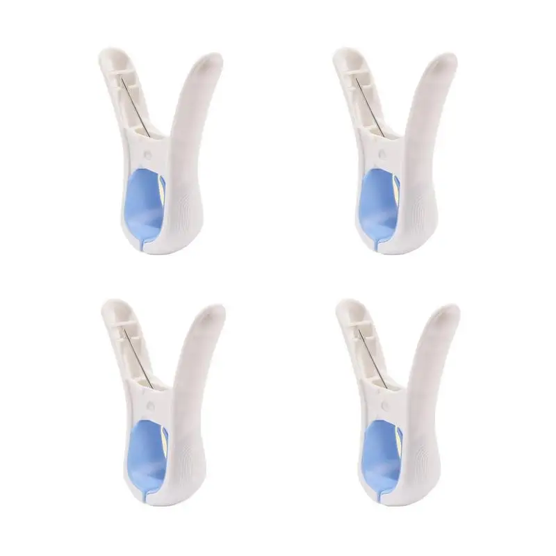 

Towel Clips 4 Pieces Windbreaker Clothespin Large Quilt Clip Environmentally Friendly Fixed Drying Clip Beach Chair Clips For