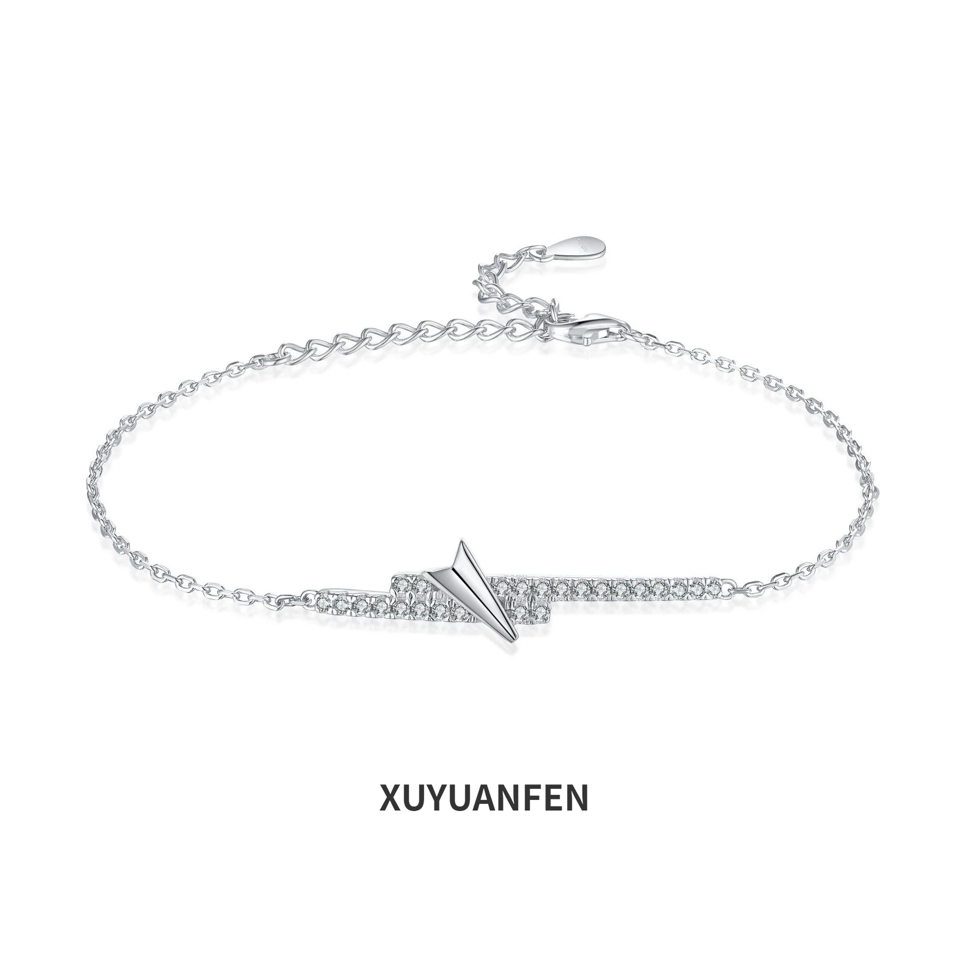 Новый Серебряный браслет XUYUANFEN женский из чистого серебра уникальный дизайн