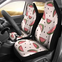 beauty art watermelon pattern print car seat coverspack of 2 universal front seat protective cover