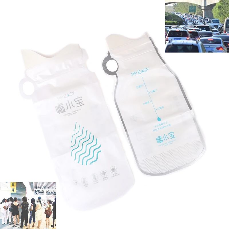 

700ML Emergency Disposable Urinal Toilet Bags Unisex Convenient Toilet Portable Car Urine Vomit Bags Outdoor Camping Bath Tools