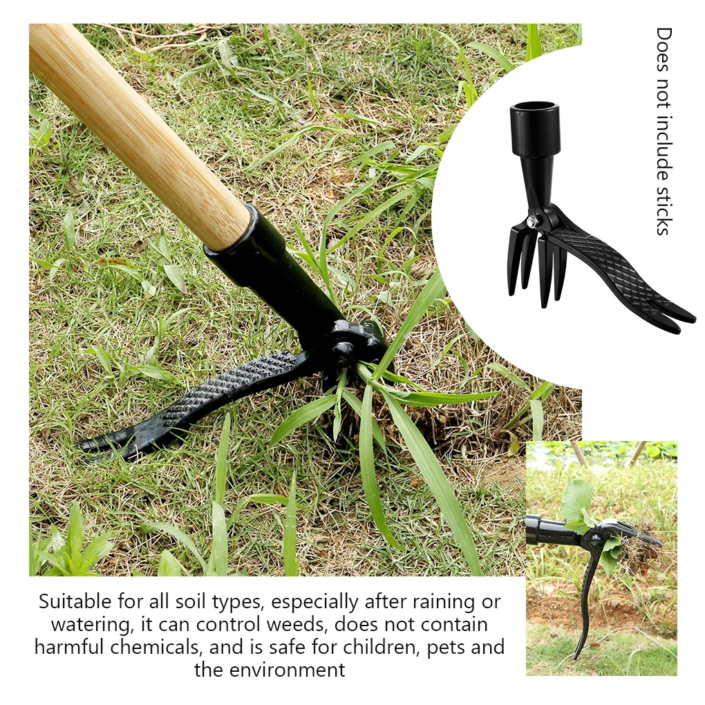 

Weeding Head Replacement Metal Weed Puller Head Gardening Digging Weeder Removal Accessory Iron Garden Weeding Tools Warm Home