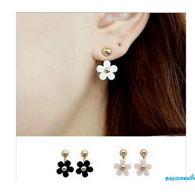 

Women Fashion Petal Flower Rear Wear Earring