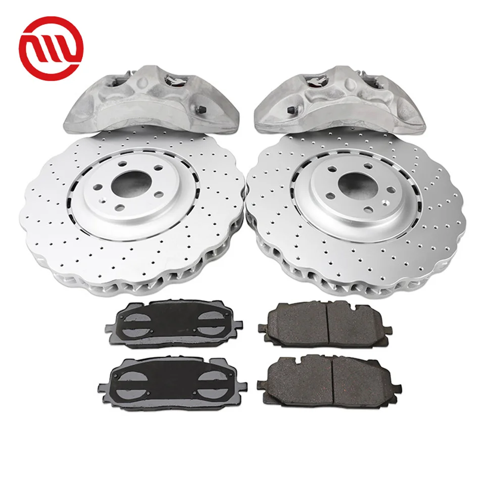 Высокопроизводительные 8N тормозные суппорты 6 Big Piston тормозной диск для Audi TT MK3 MK4