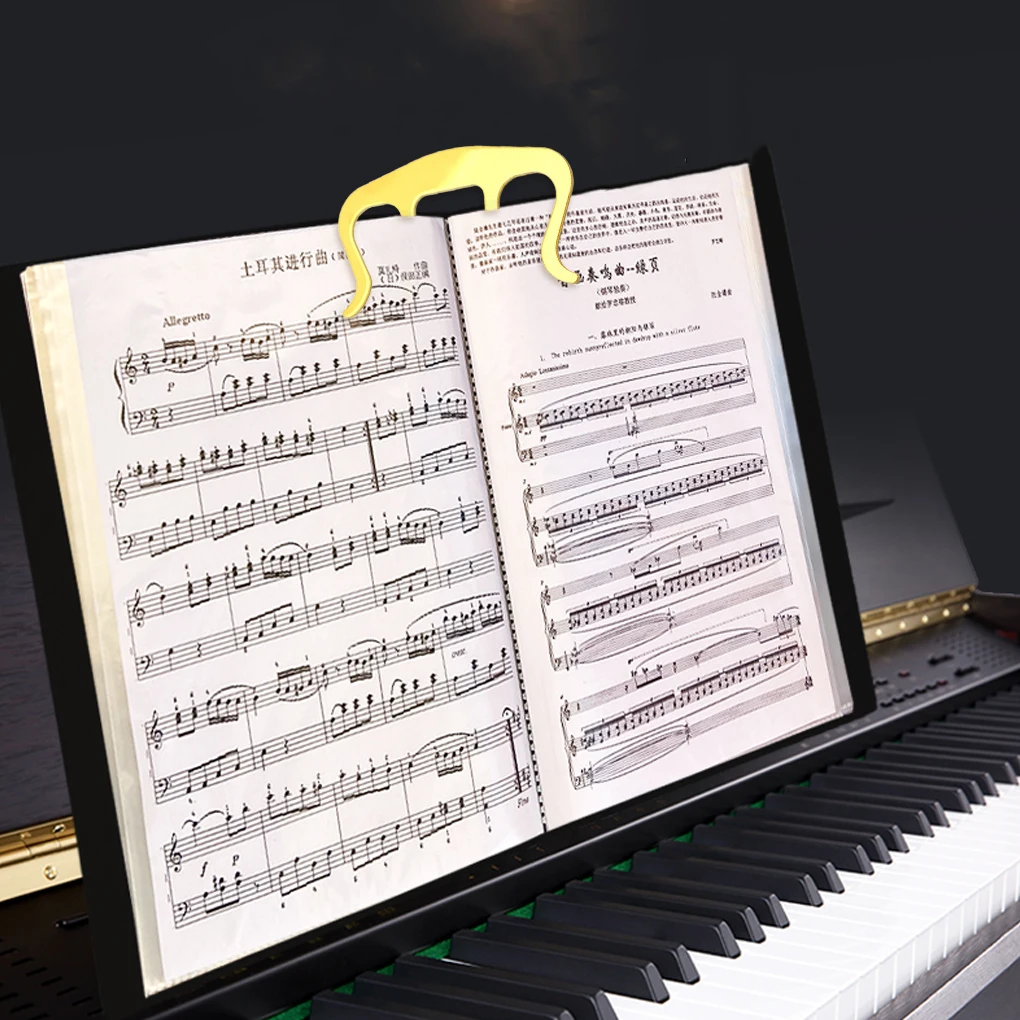 

Music Clip Colorful Glossy Page Marker Smooth Musical Piano Magazines
