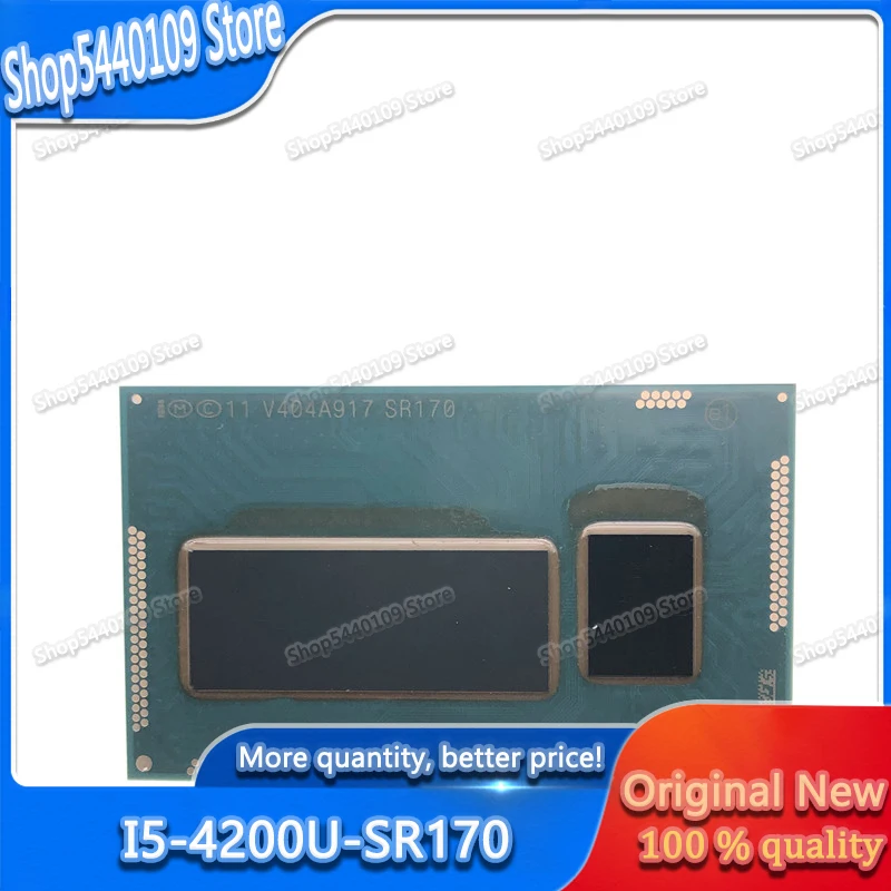 Фото 1 шт. I5-4200U-SR170 I5-4200U SR170 BGA чашки 100% новые и оригинальные Электроника 1 шт. I5-4200U-SR170 I5-4200U SR170 BGA чашки 100% новые и оригинальные Электроника