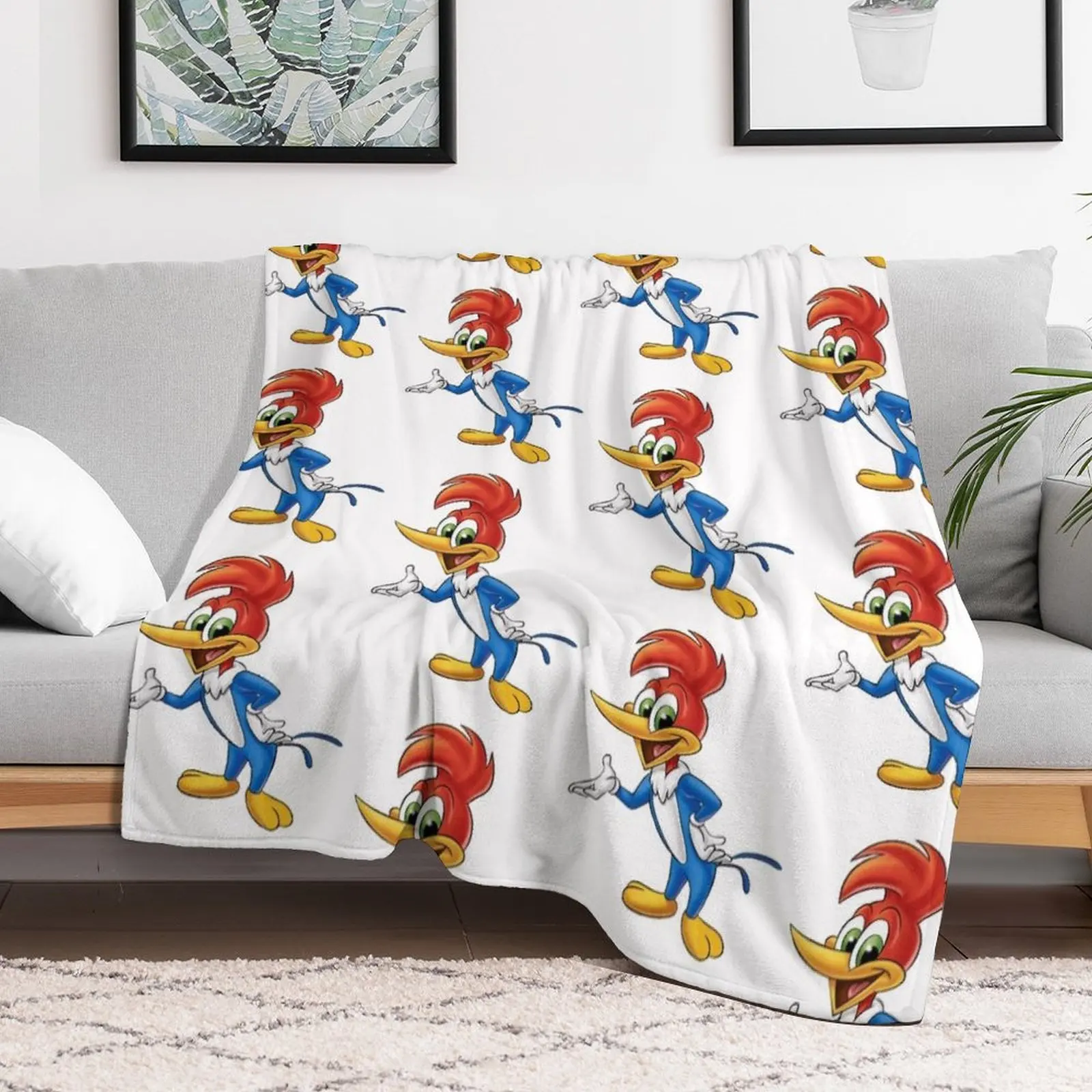 Пушистое одеяло Woody Woodpecker