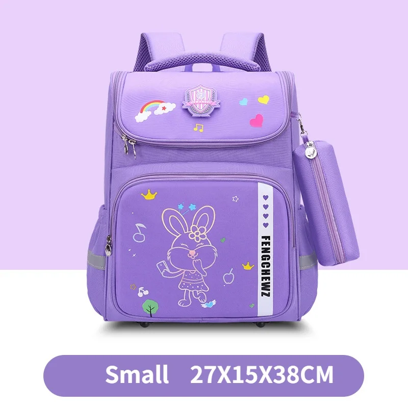 Large Capacity Primary Girl Unicorn Boy Astronaut Dinosaur Backpacks for Students New Children Cartoon Rabbit School Pen Bags