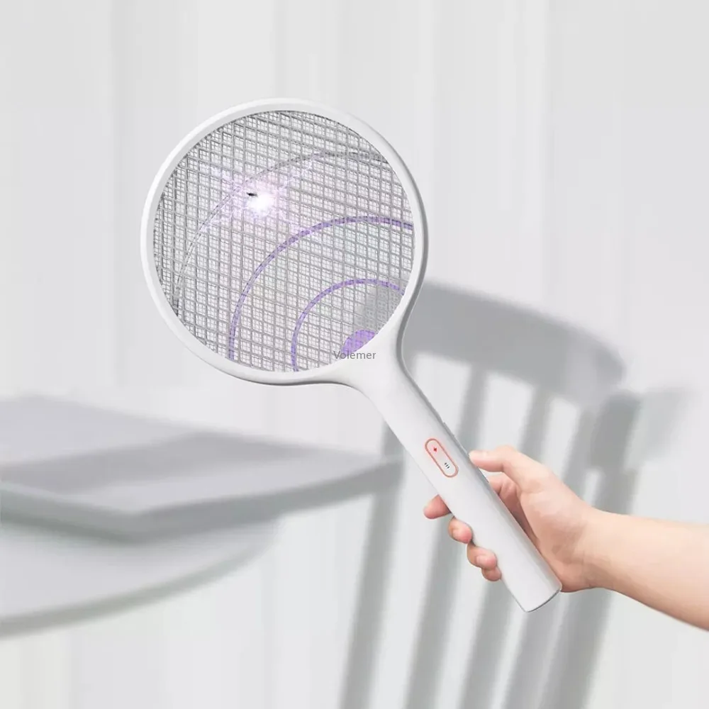 

Youpin Qualitell Electric Mosquito Swatter Rechargeable Convenient Handheld Wall-mount 2 in 1 Insect Fly Killing Dispeller Lamp