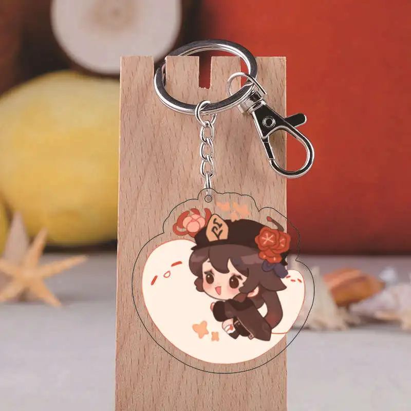 Милый игровой персонаж акриловый брелок с героями мультфильма Genshin SAYU Yoimiya Kazuha