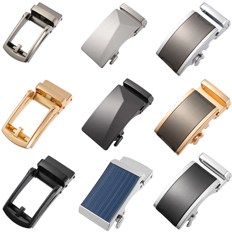 

Автоматическая пряжка Мужская мода Роскошный Дизайн Повседневная Деловая Женская одежда Аксессуары пряжки для ремня черный