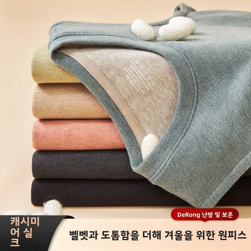 Ангорский шелковый теплый жилет мужской осенне-зимний на флисовой подкладке и