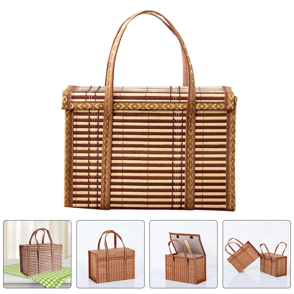 

Basket Storage Woven Rattan Egg Fruit Picnic Baskets Garlicorganizing Onion Keeper Collecting Chicken Holder Vegetable Gathering