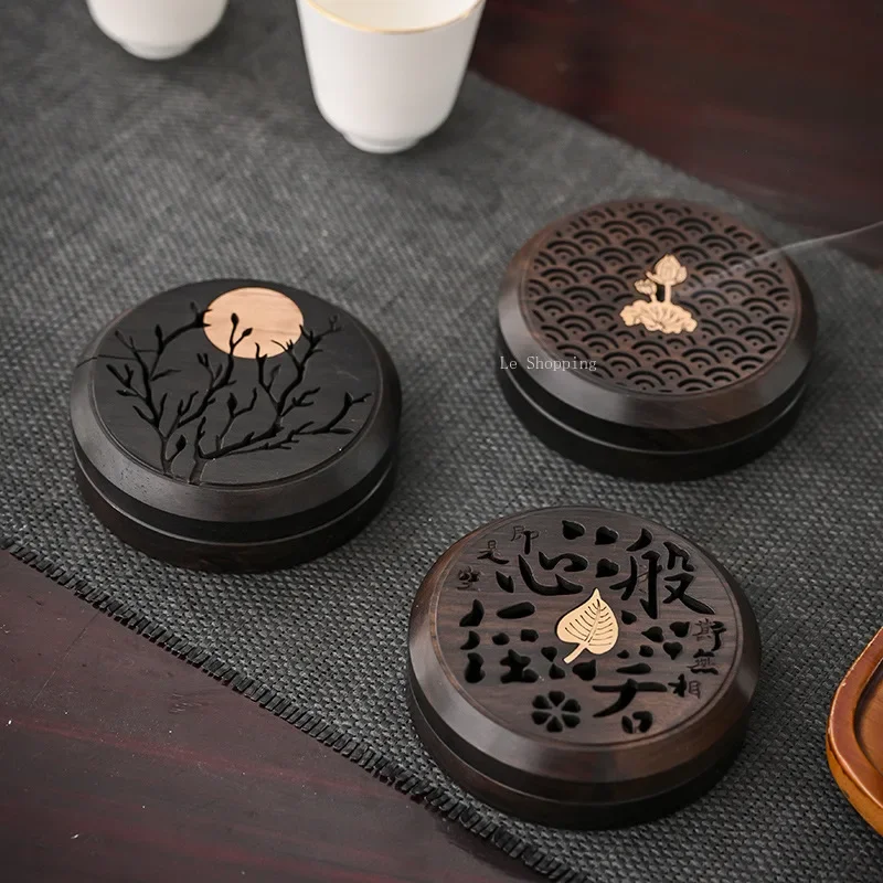 Коробка для благовоний Zen из сандалового дерева/внутренняя курильница агарового