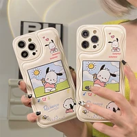 new sanrio pachacco apple phone case for iphone12 cartoon silicone 11promax cute girl apple 13pro anti fall mobile phone case