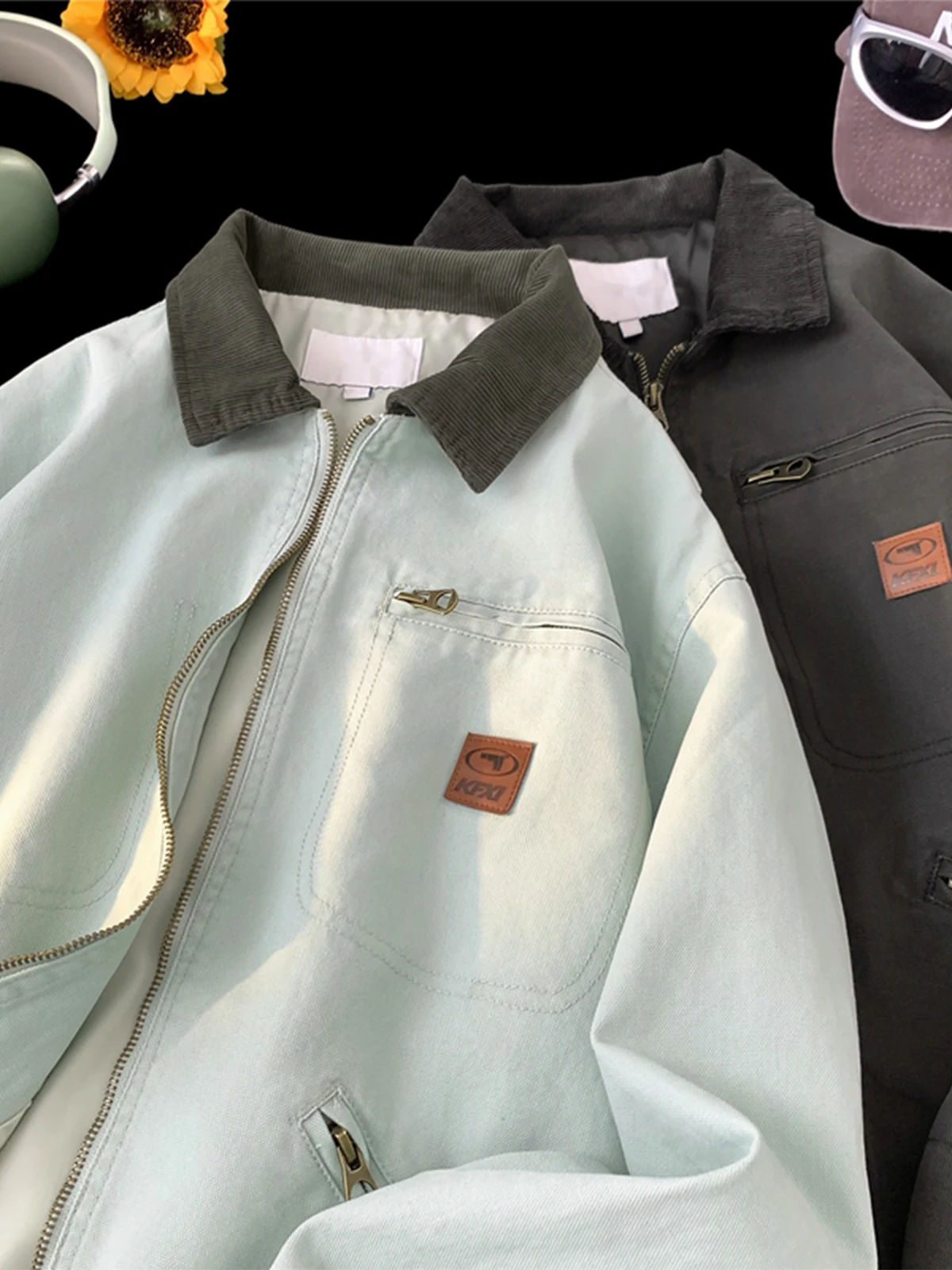 Японская модная куртка Detroit в стиле ретро мужская зимняя брендовая винтажная