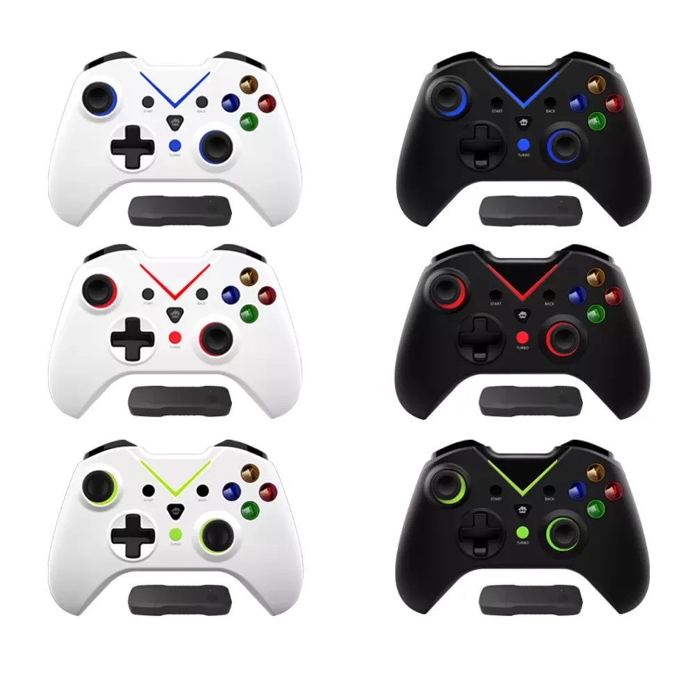 

2022 New 2.4G Wireless Game Controller Dual Vibration Game Handle With TURBO For Xbox One X/S Series X/S PS3 Gamepad Android