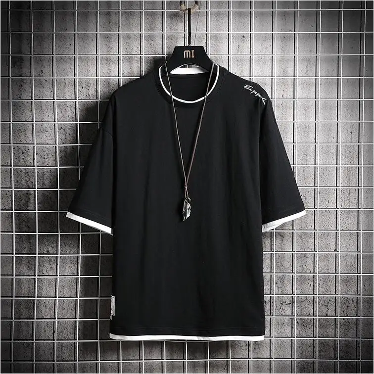 

2023HOT 2019 New Summer T-Shirt Fashion Men Cotton Short Sleeves Casual Male T Shirts Men Tops Tees Free Shipping