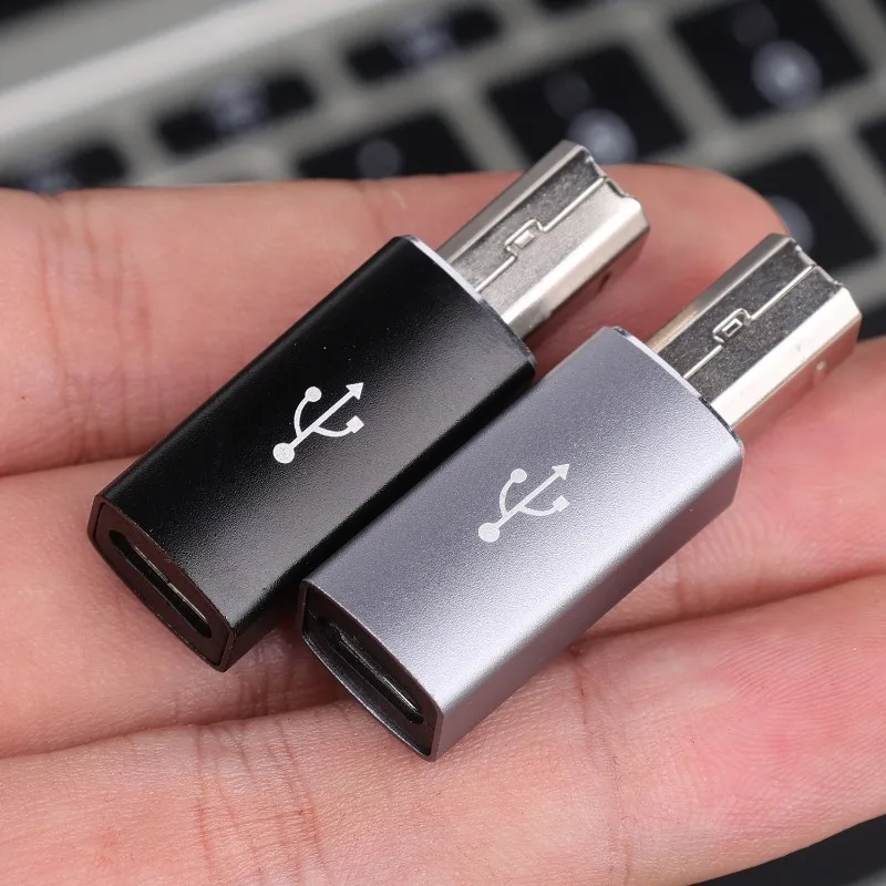 Женский USB C-папа B-адаптер типа C в MIDI-конвертер для принтеров Электрические