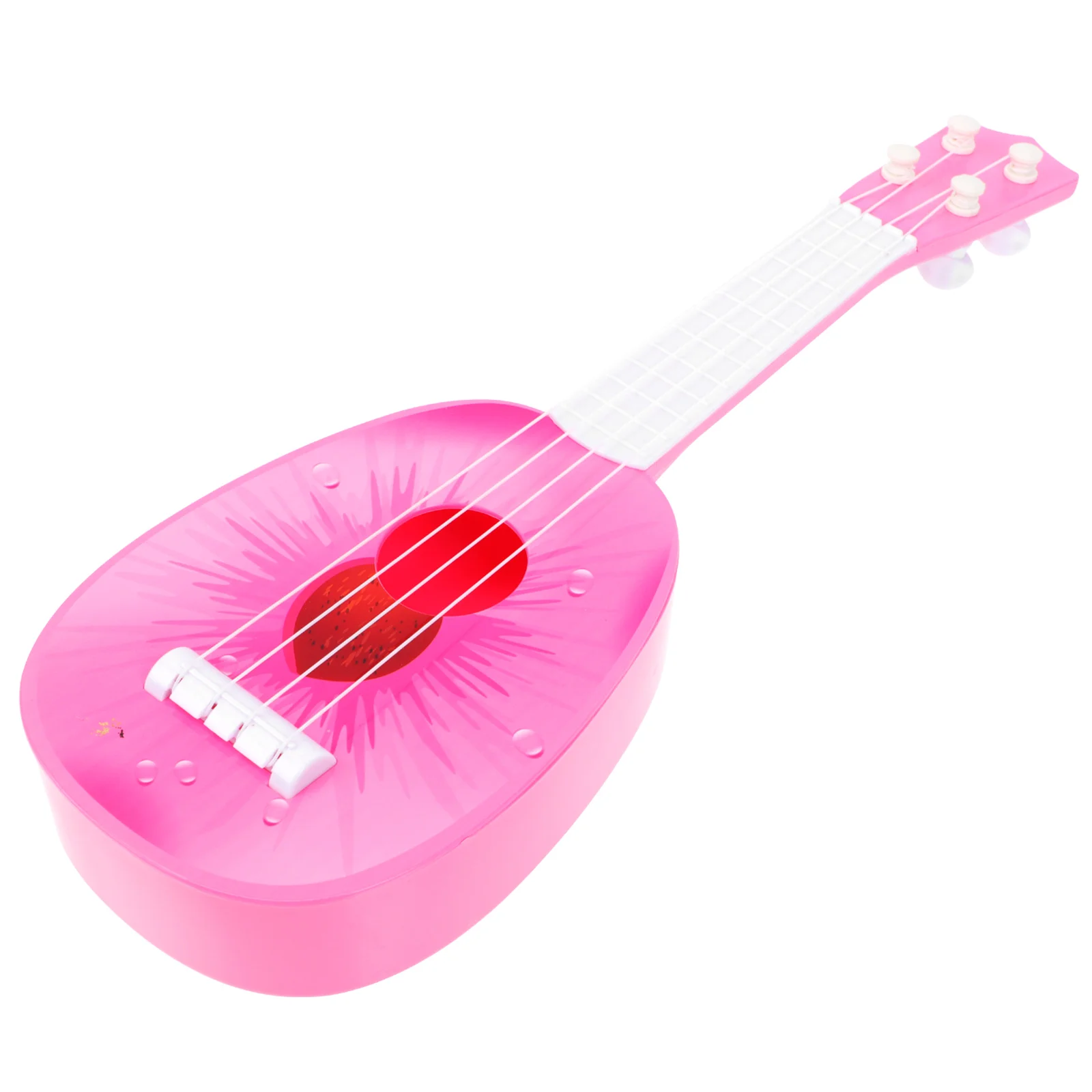 

Ukulele Early Musical Learning Plastic Instrument Guitar Model for Kids Playing