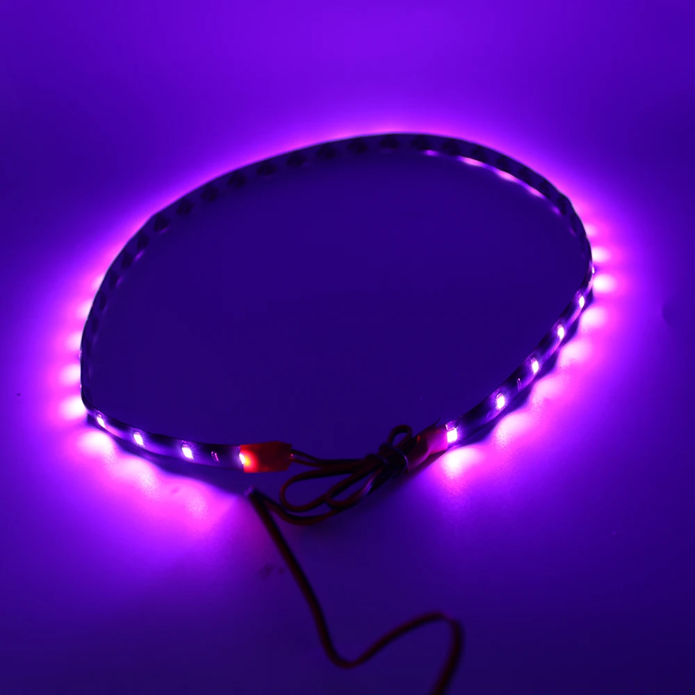 

Светодиодные ленты 60 см 1210 SMD 30 Светодиодные автомобильные ленты Праздничный свет Гибкая декоративная лента для ламп DRL Лампы Стайлинг автомобиля 12 В