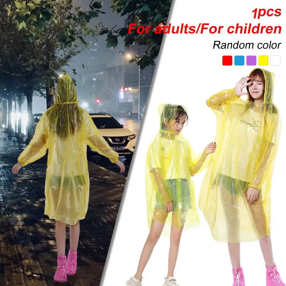 

Portable Raincoat Women Men Impermeable Waterproof Raincoat Fashion Hooded Rain Coat For Outdoor Travel Camping Rain Gear