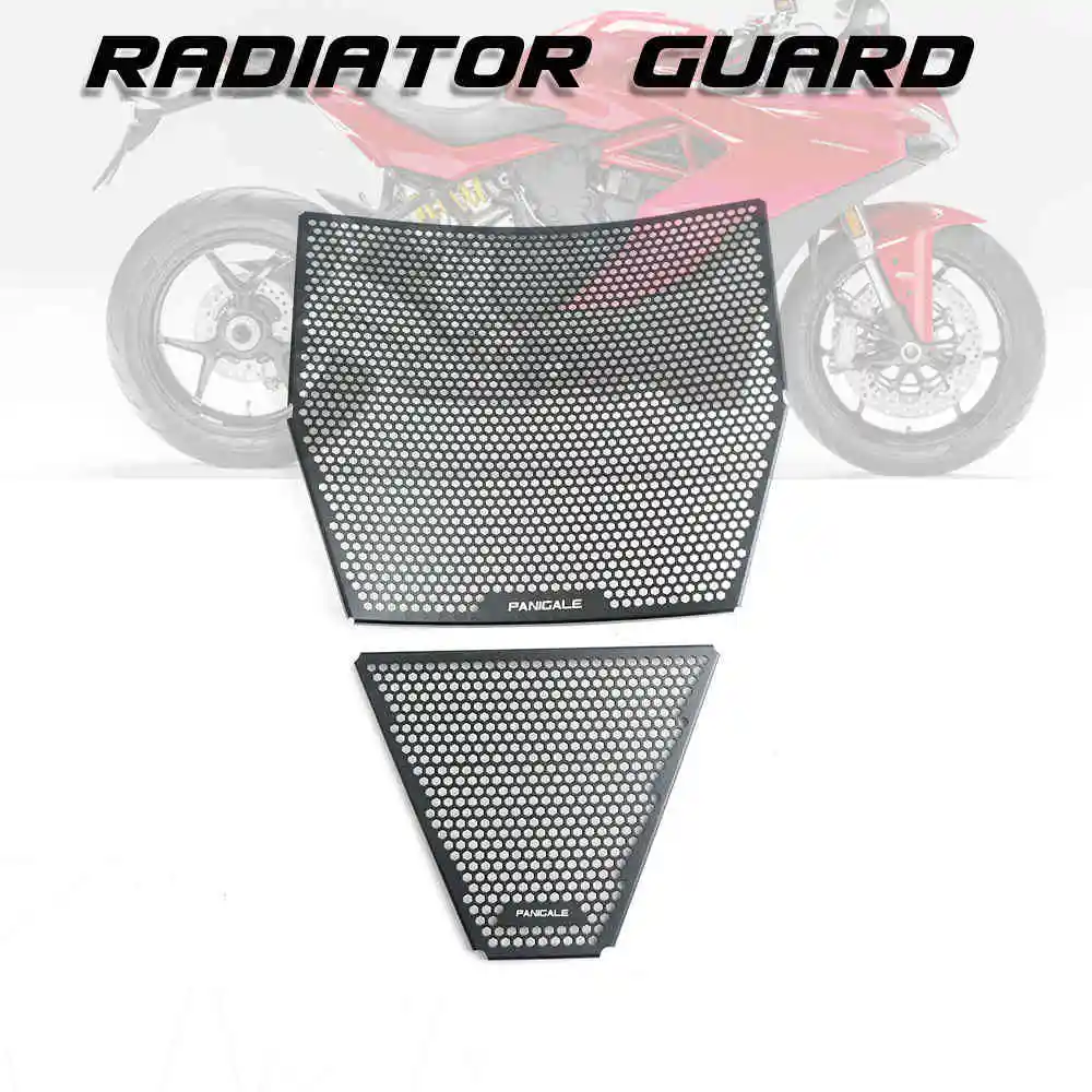 for Ducati Panigale V4 Panigale-V4 S/R 2018 2019 2020 Motorcycle Radiator Grille Cover Guard Aluminum Black Protection Protetor