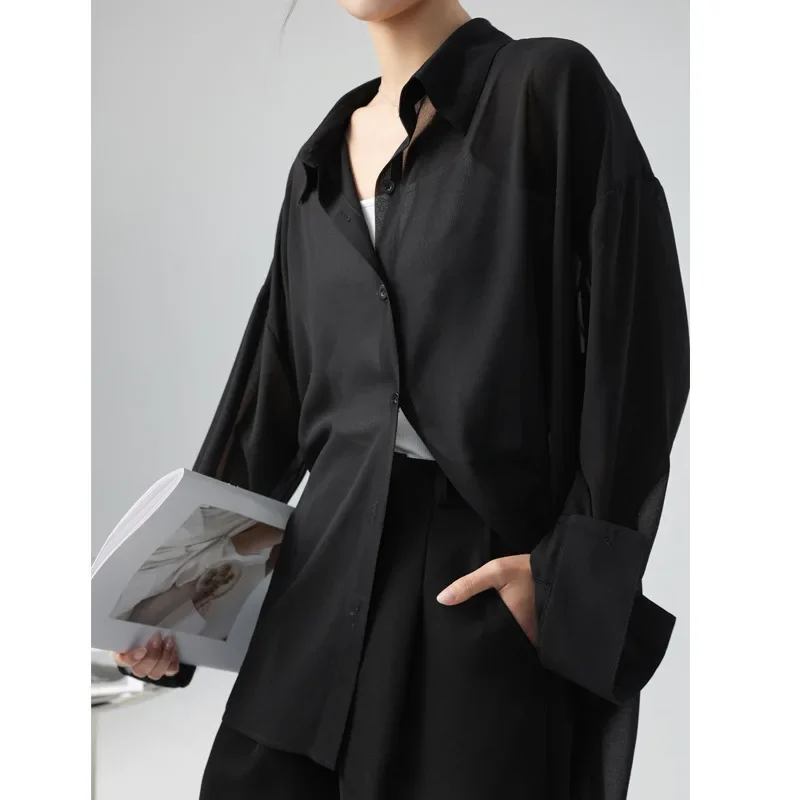 

Thin, long-sleeved sun-block shirt GRAY22