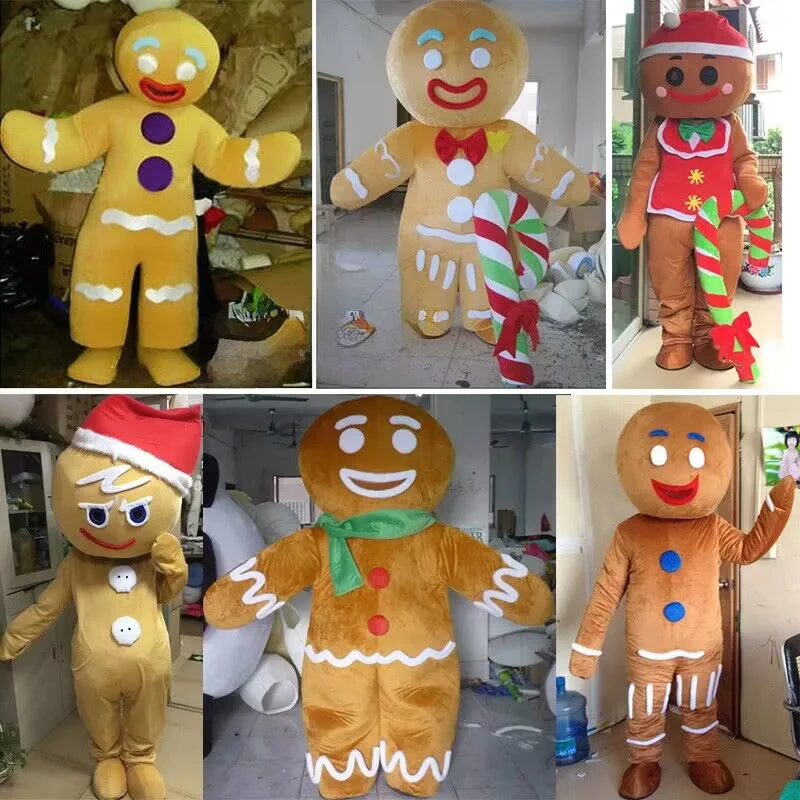 Новый высококачественный рождественский костюм талисмана рыбного хлеба костюмы