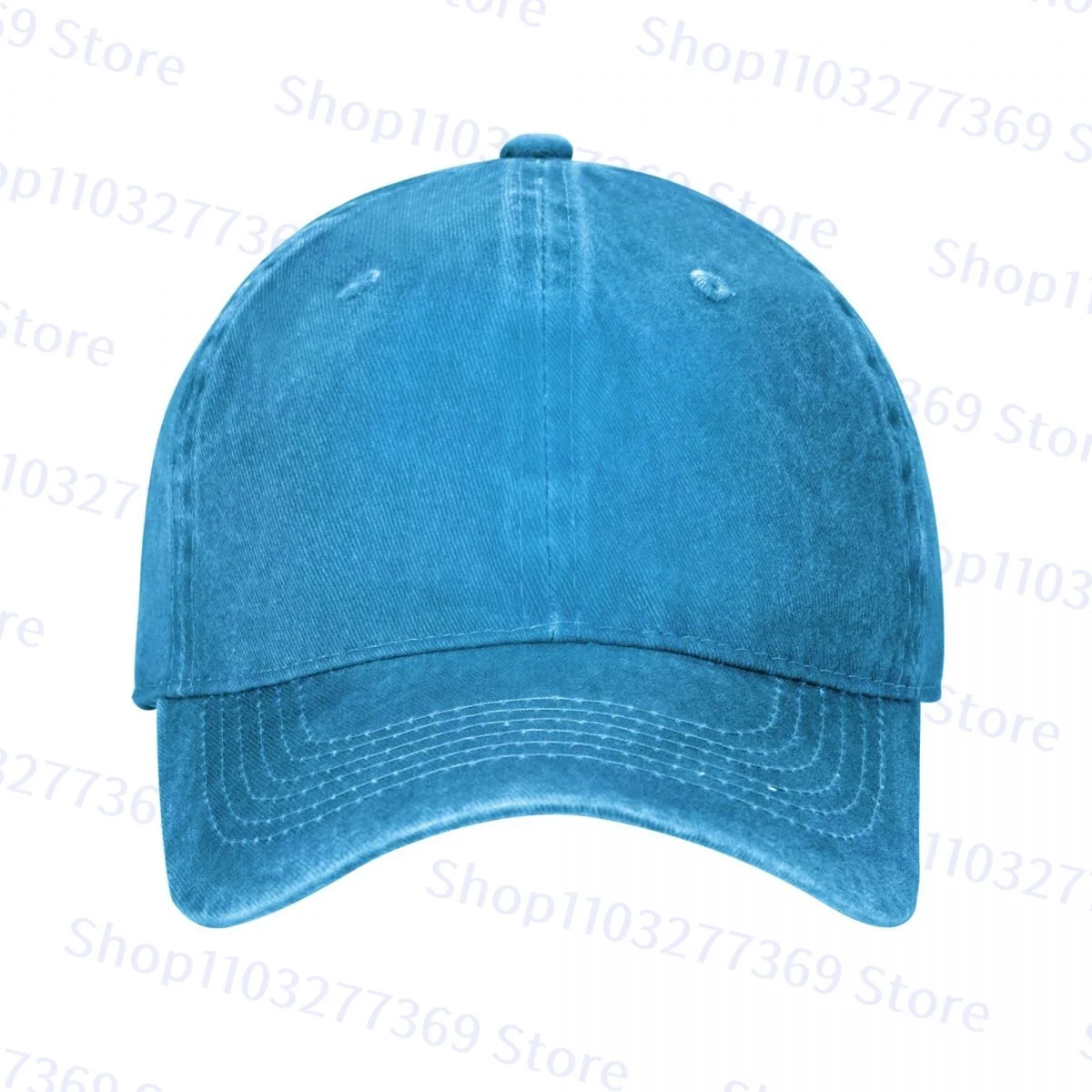 

Blue Baseball Cap Dad Hat Trucker Hat Adult Snapback Adjustable Fashionable Trendy Hip Hop Hat Low Profile