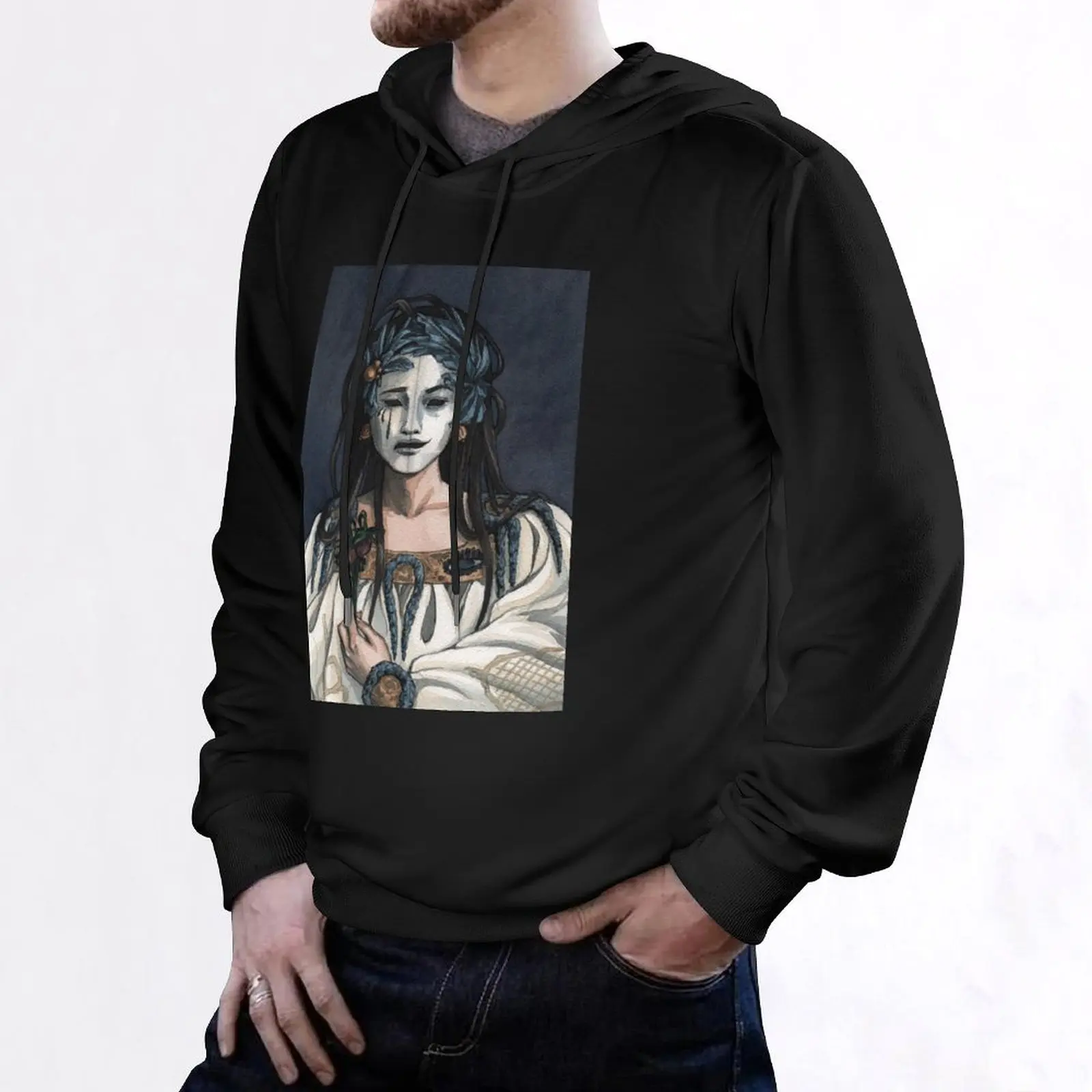 Bai WuXiang пуловер с капюшоном корейская одежда мужская дизайнерская толстовки