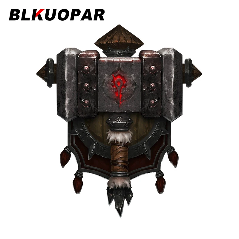 BLKUOPAR 13 см x 11,1 см для WOW World of Warcraft графика Смешные фотообои DIY бампер JDM Водонепроницаемые Красивые наклейки