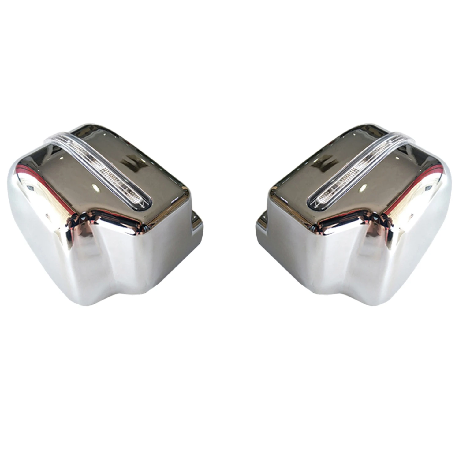 

Car Rear View Mirror Cover Side Wing Mirror Cap Shell with Turn Signal Light for Suzuki Jimny Jb64 JB74 2018-2020 Silver