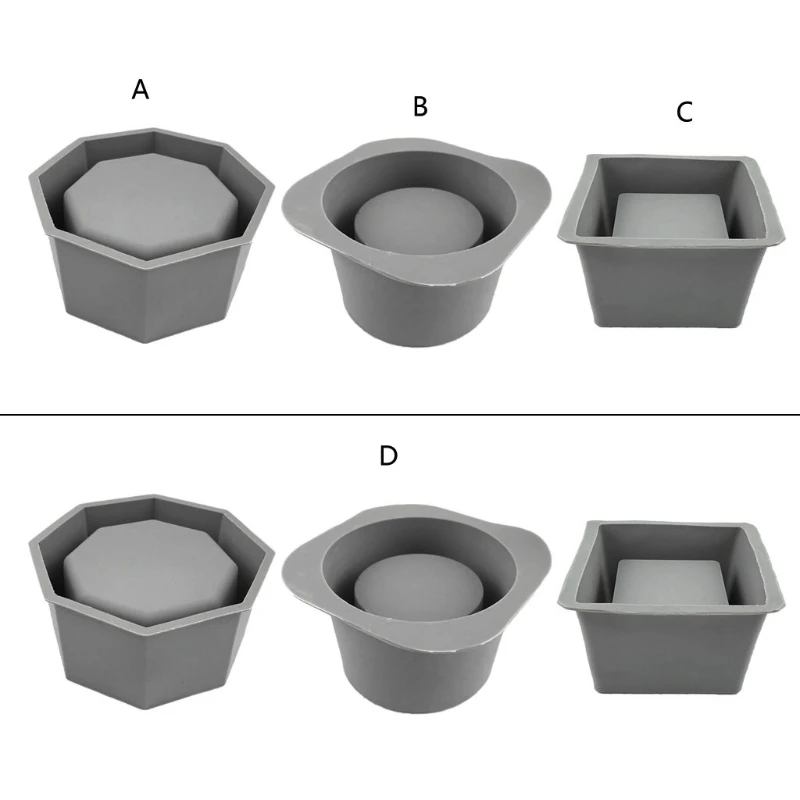 

Handmade Concrete Plant Flower Pot Epoxy Resin Mold DIY Holder Mould Mold Drop shipping