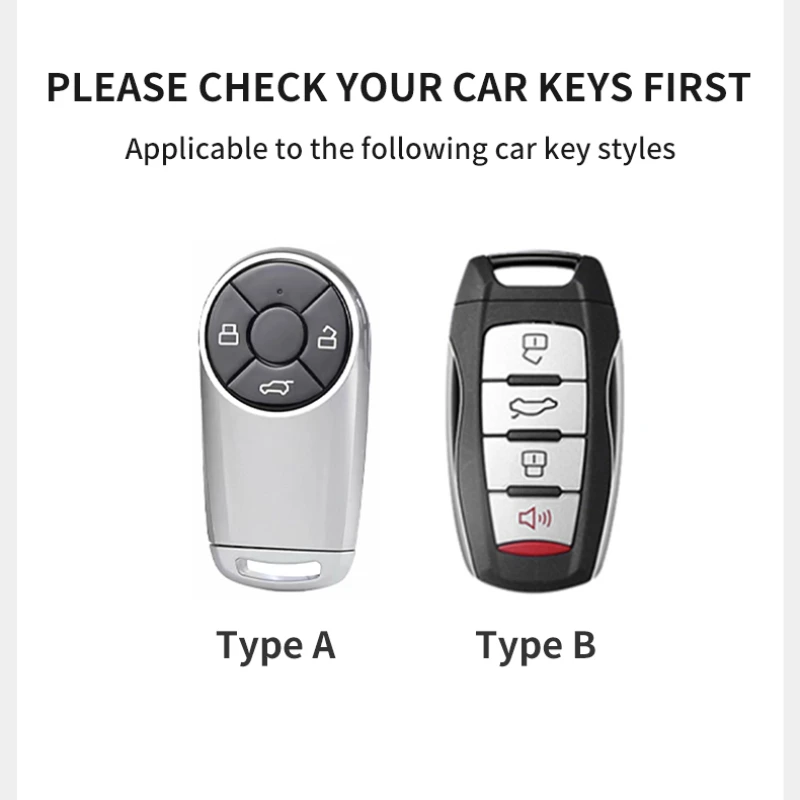 Фото Чехол для автомобильного ключа, сумка для GWM HAVAL H6 M6 для ORA Good Cat White Cat GT IQ RI Funky PU Keyless Автоаксессуары №2
