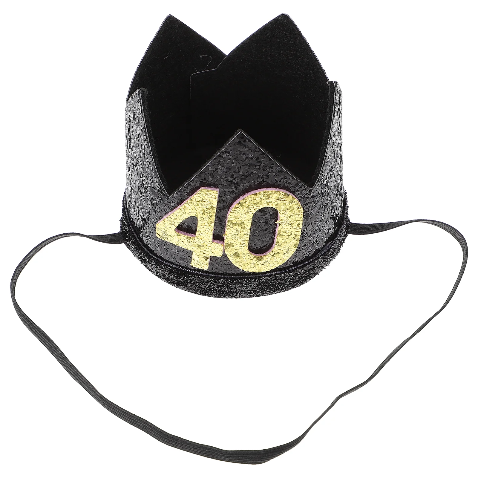

Birthdayparty Hat 40Th Happywomen Glitter Tiara Hatsmen Gifts Decor Supplies Headbands Decorations 30Th Photography Decoration