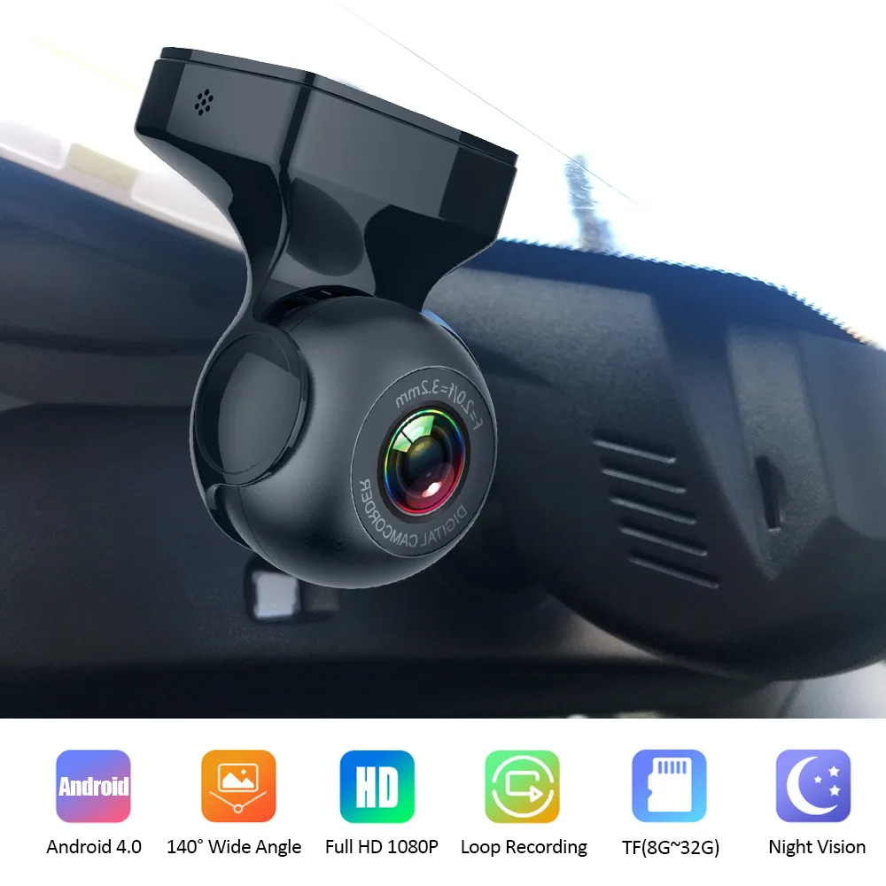 

Автомобильный видеорегистратор с Wi-Fi, USB видеорегистратор 1080P, устройство записи видео, монитор парковки автомобиля, ночное видение, акселер...