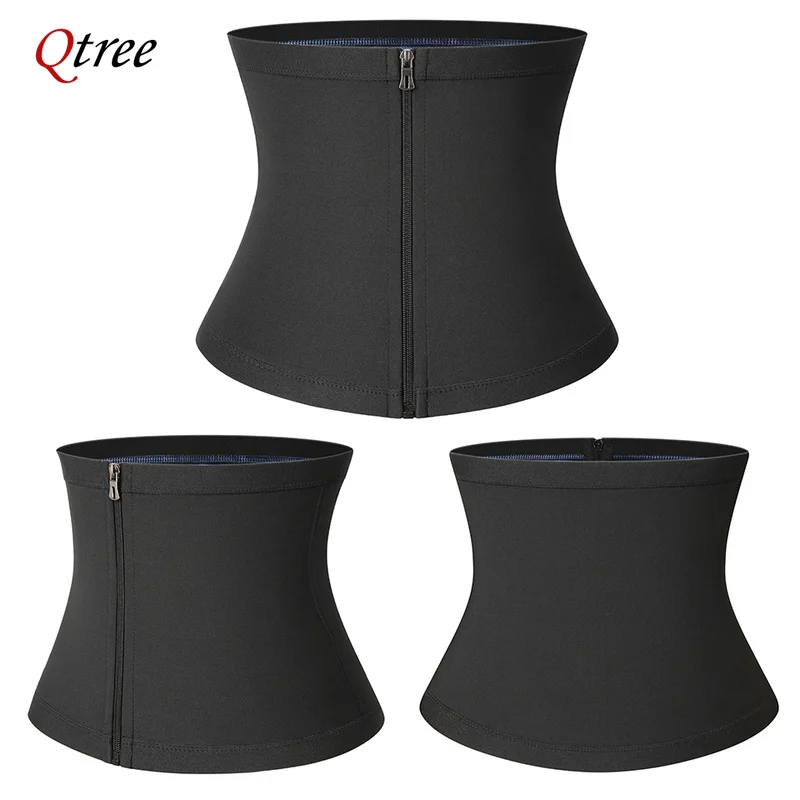 Men Body Shaper Waist Trainer Sauna Belt Workout Slimming Tummy Trimmer Shapewear for Weight Loss Fat Burning Sweat Bands