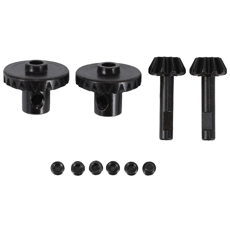 RC Car Metal Spare Part Upgrade Metal Front & Rear Axle Gear Shaft Driving Gear Set For WPL B1 B14 B16 B24 C14 C24 Perfectly Fit