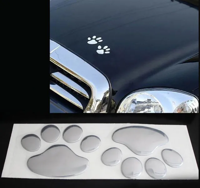 

4 pcs 3D Embossed Patisi Sticker Car Accessory