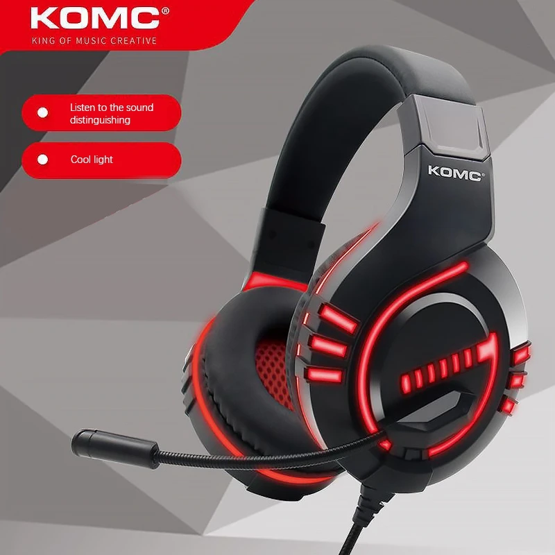 Проводная игровая гарнитура Komc