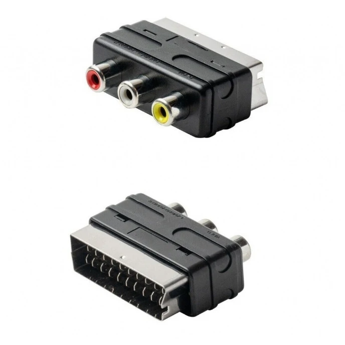 Переходник SCART - 3 RCA IN