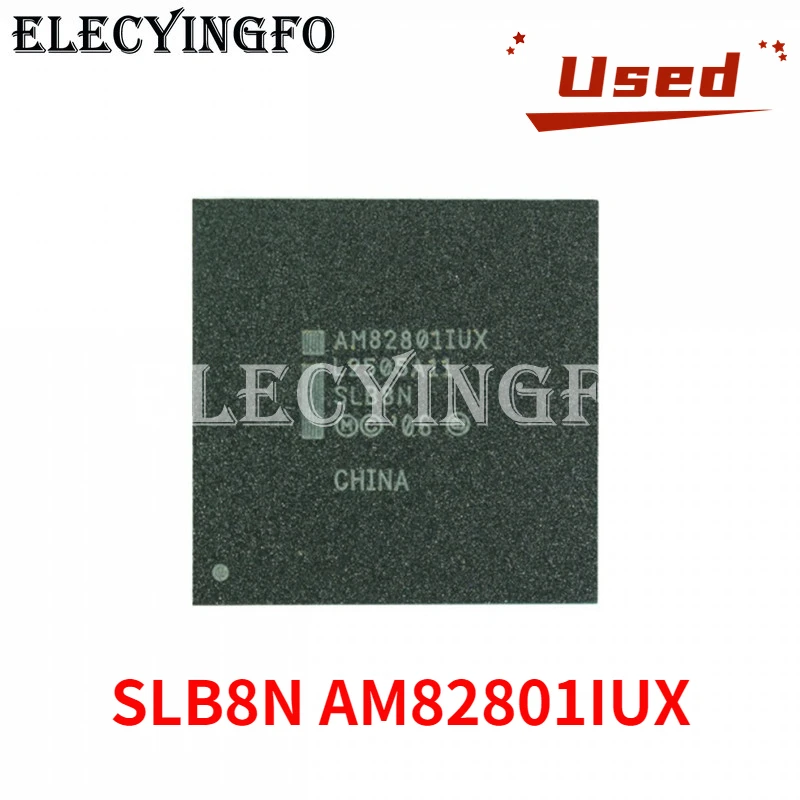 Восстановленный контроллер SLB8N AM82801IUX 82801IUX-SFF ввода/вывода, концентратор чипсета BGA протестирован на 100%, хорошо работает