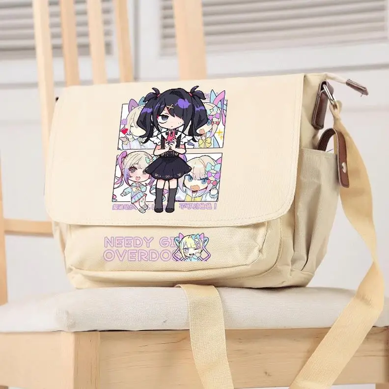 

Game NEEDY GIRL OVERDOSE KAnge Ame Fashion Versatile Shoulder Bag Messenger Bag Schoolbag High-Capacity Cosplay Birthday Gift