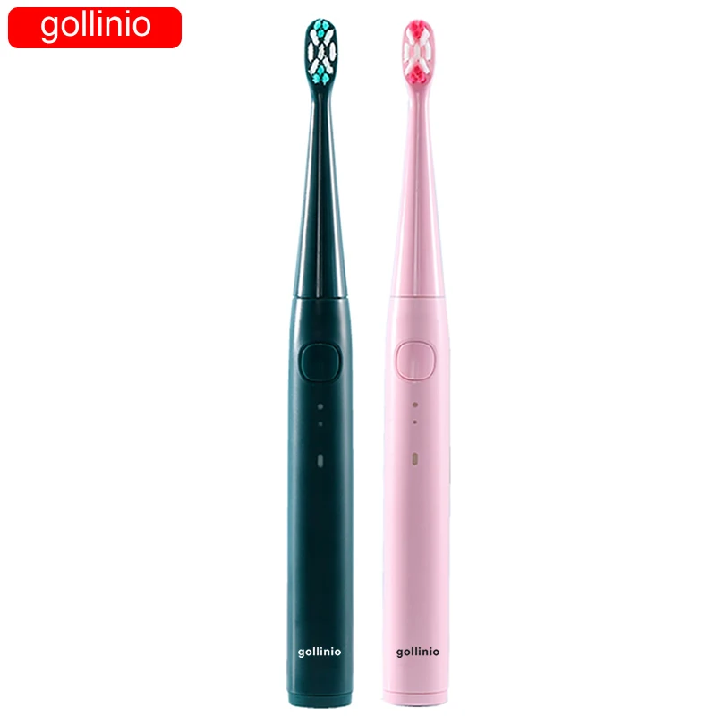 

gollinio sonic Electric Toothbrush usb fast charging GL56A electr tooth brush smart Rechargeable Brush Head Replacement head