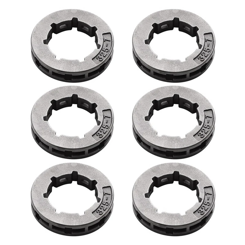 

Big Deal 6Pcs Sprocket Drive Rim (.325Inch) 19MM Small 7T Spline For Husqvarna 501 45 74-02, 501457402, For Stihl 11892 Chainsaw