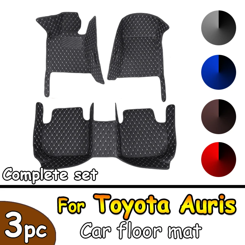 

Кожаные автомобильные коврики на заказ, коврики для Toyota Auris E180 2012 2013 2014 2016 2015 2017 2018, коврики, накладки для ног, аксессуары