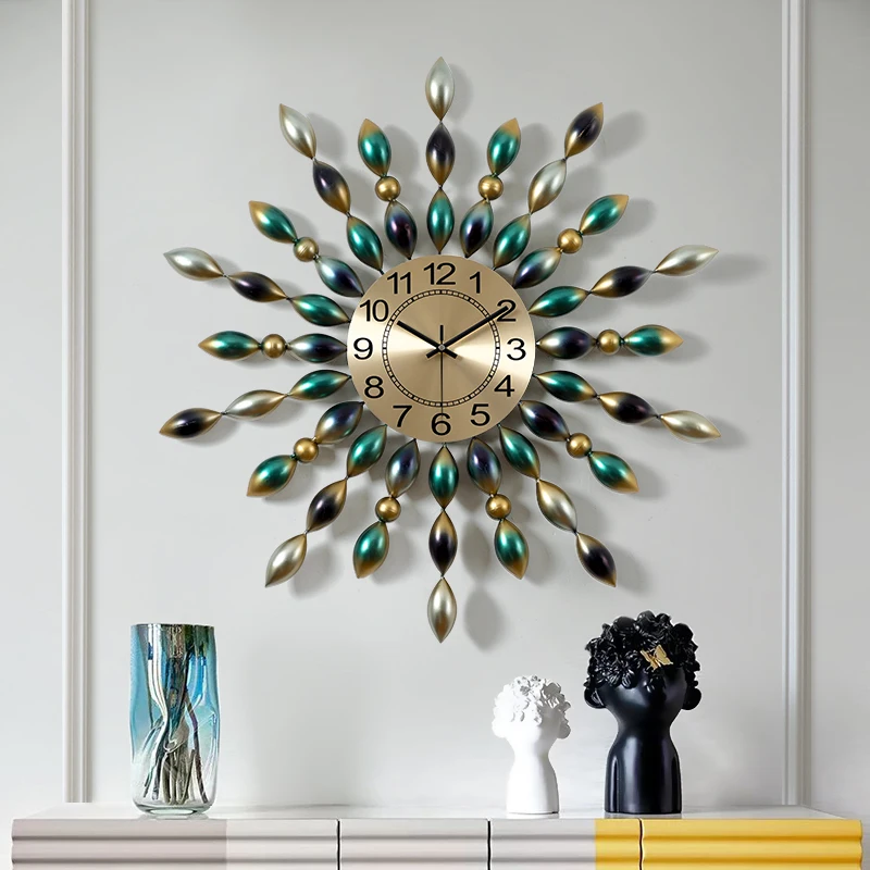 

Quiet Art Wall Watch Bedroom Unique Simple Luxury Stylish Wall Clocks Aesthetic Quartz Large Reloj De Pared Interior Design