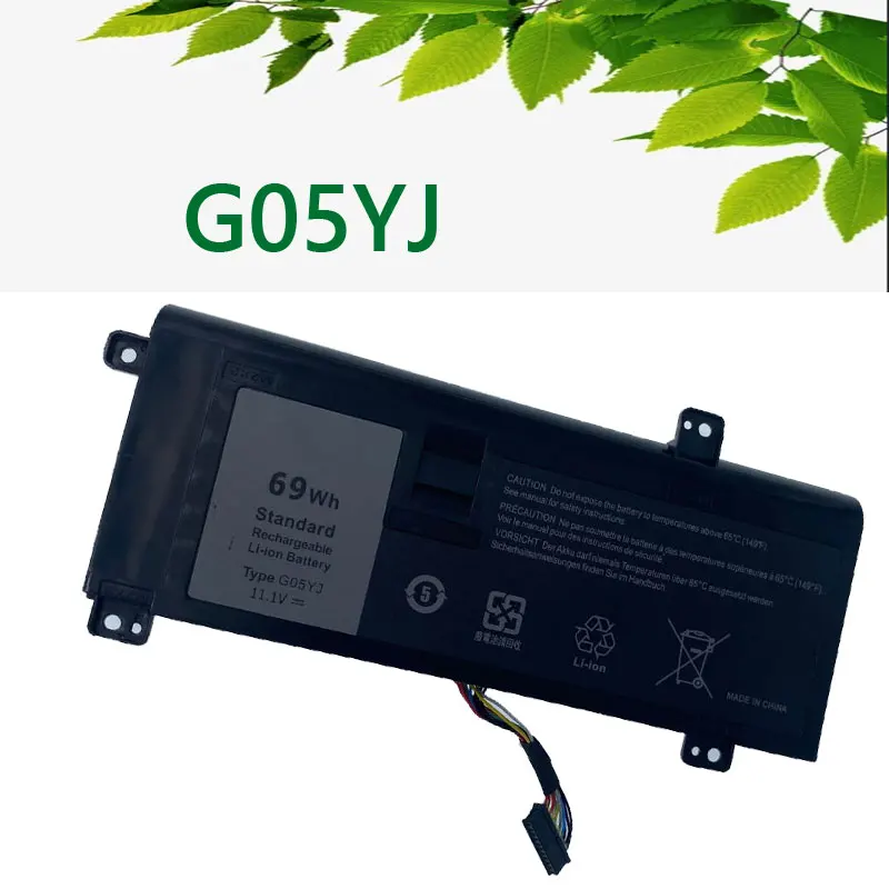 Аккумулятор G05YJ для ноутбука DELL Alienware 14 A14 M14X R3 R4 Series P39G Alienware 14D-1528